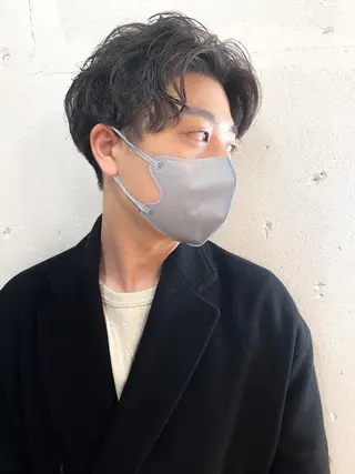 メンズ ショート✨ボブ✨代表 新田見美仁のヘアスタイル