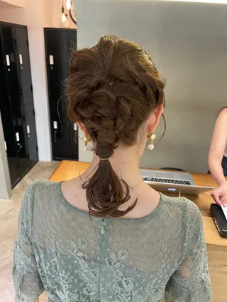 ヘアアレンジ 透明感/レイヤー🎀 春カラー/エリコ🌈のヘアスタイル