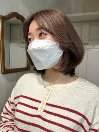 ミディアム カラー ｻﾄｳﾐﾉﾘ韓国ヘア 韓国メンズヘアのヘアスタイル