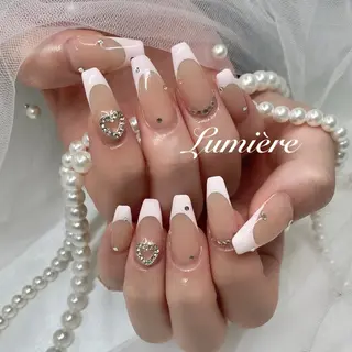 ネイル Lumière｜ ロング｜ワンホンのネイルデザイン