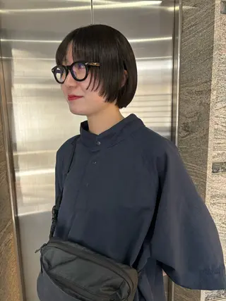 ショート カラー satsuki 暖色・ブラウンカラーのヘアスタイル