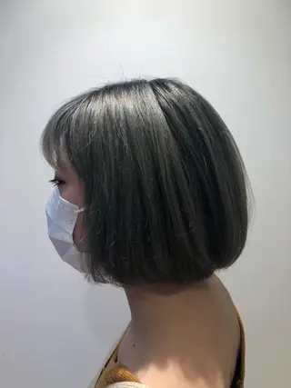 ショート カラー dogstar小林諒 パーマ/レイヤーのヘアスタイル