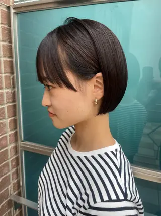 ショート カラー メンズ 久木原 ゆりのヘアスタイル