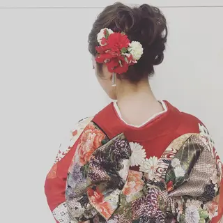 ロング ヘアアレンジ 駅チカ【ali'i】 アリイ花崎友美☘のヘアスタイル