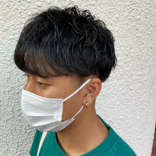 ショート メンズ 髪質改善・縮毛・ 艶髪カラー　Maruのヘアスタイル
