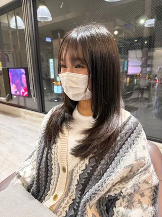 ロング 山口拓海 【顔周り小顔カット】のヘアスタイル