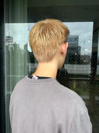 ショート カラー メンズ 💫miyu💫デザ インカラー/アレンジのヘアスタイル