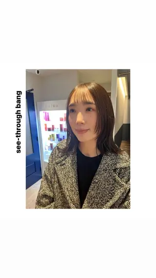ミディアム カラー hiro【沿線で叶う 似合わせhair】のヘアスタイル