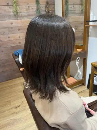 セミロング カラー 土屋 悠人のヘアスタイル