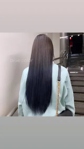 ロング カラー 似合わせカット得意 💛RENA💛のヘアスタイル