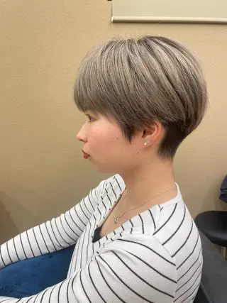 ショート くびれミディアム/似 合わせ/鎌倉/edAのヘアスタイル