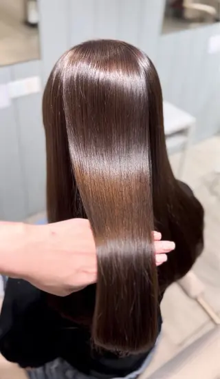 ロング カラー 美髪縮毛矯正/髪質 改善/Lecielのヘアスタイル
