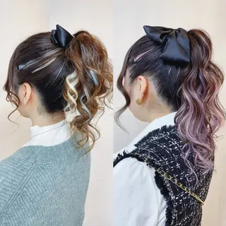 ロング ヘアアレンジ GLOSS♡ ヤマガミコウジのヘアスタイル