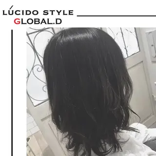 ミディアム カラー 🥛洒落髪小顔cut なら龍崎🥛のヘアスタイル