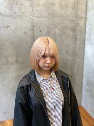 ショート カラー ✨️艶ハイトーン特化 ✨️佐藤望のヘアスタイル