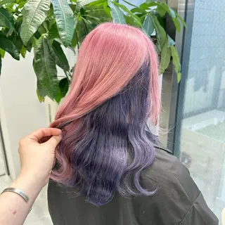 ロング カラー ヘアアレンジ メンズ 🌈トレンドヘア 🌈WATARU🌈のヘアスタイル
