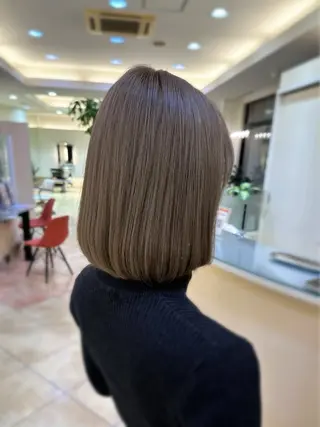 ミディアム カラー 小顔レイヤー💗 木村実樹のヘアスタイル