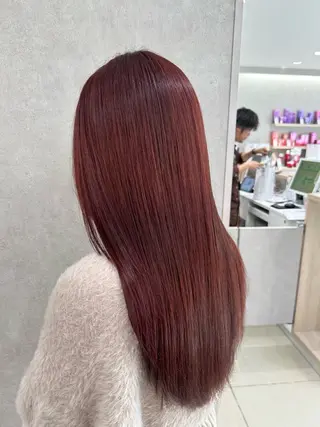 ロング カラー ⟡.·韓国ヘア*.゚ 室岡 咲希のヘアスタイル