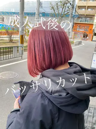 ショート カラー 土畑 博矢のヘアスタイル