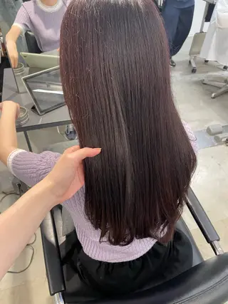 セミロング カラー Hatsune 🐯レイヤーカットのヘアスタイル