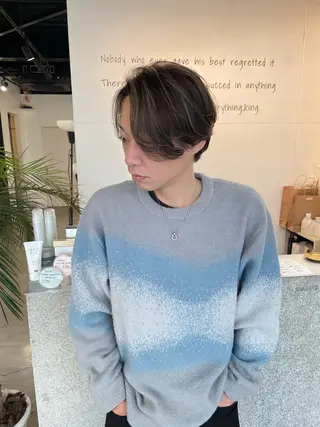 メンズ 椙本健太 シールエクステのヘアスタイル