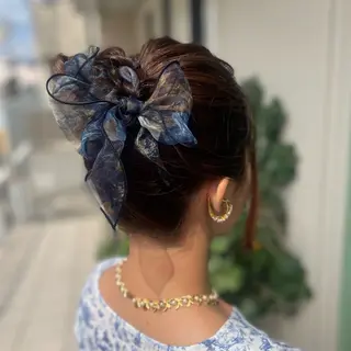 セミロング ヘアアレンジ Hair Lex Alii所属・大谷若葉/ ヘアーレクスアリーのヘアスタイル