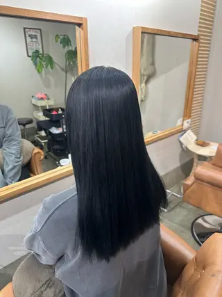 ロング カラー 大石 楓のヘアスタイル