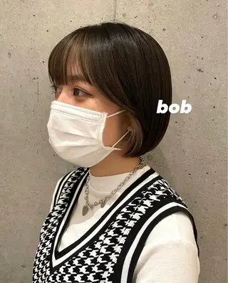 ミディアム カラー パーマ ヘアアレンジ ネイル マツエク・マツパ Miku /ボブのヘアスタイル