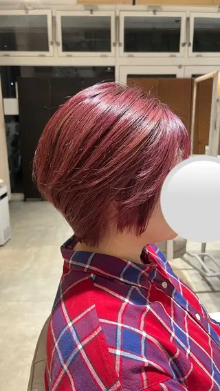 ショート カラー GRANDTRUTH 市川店長瀬叶翔のヘアスタイル