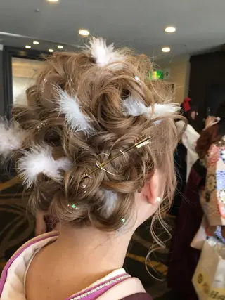 ヘアアレンジ SHIORI💜口コ ミNo.1艶カラーのヘアスタイル