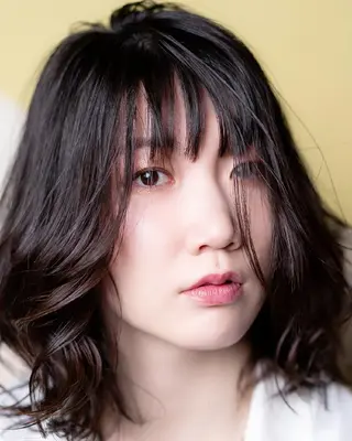 ミディアム カラー パーマ 松尾 泰伸のヘアスタイル