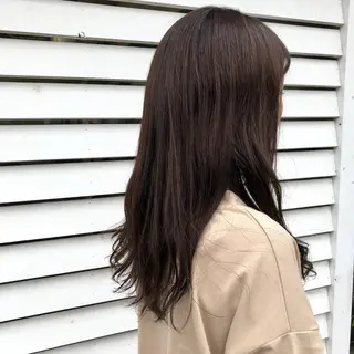 ロング カラー 菅沢 奈生のヘアスタイル
