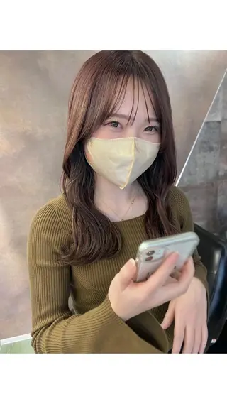 セミロング 三輪 恭平のヘアスタイル