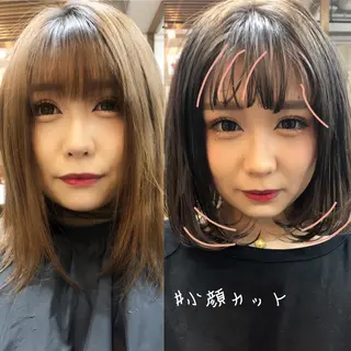 ミディアム 360°キレイな ショートカットのヘアスタイル