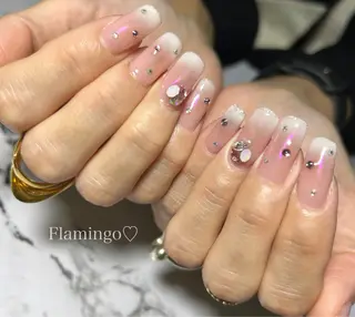ネイル フィルイン／自爪育成 ／爪に優しい施術のネイルデザイン