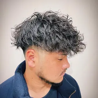 ショート パーマ メンズ 新宿メンズヘア 原田睦人のヘアスタイル