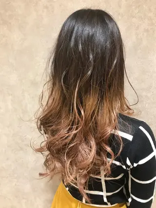 セミロング カラー ショート／透明感 カラー加治竜汰💡のヘアスタイル