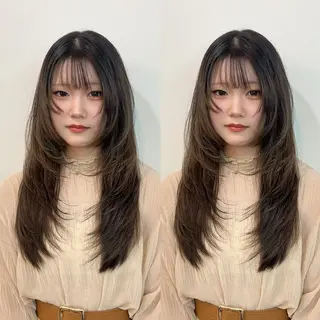ロング カラー パーマ ヘアアレンジ メンズ 💎髪質改善特化💎 RUITOのヘアスタイル