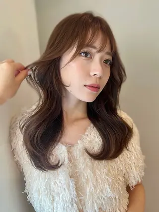 ロング カラー 韓国技術習得者🩰 narumi🤍のヘアスタイル