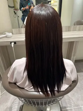 セミロング カラー 牧野 隼大のヘアスタイル