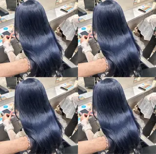 ロング カラー 透明感×髪質改善× エクステそうまのヘアスタイル