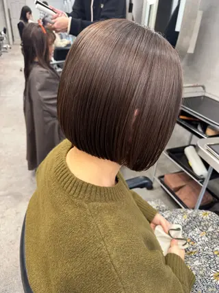 ショート カラー 髪質改善＆艶カラー Zina💋池袋のヘアスタイル