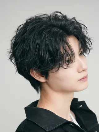 パーマ メンズ 👑メンズパーマ屋 👑/栄/馬場斗生のヘアスタイル