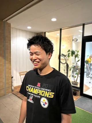 パーマ メンズ 【メンズショート 特化】村斎　伶次のヘアスタイル