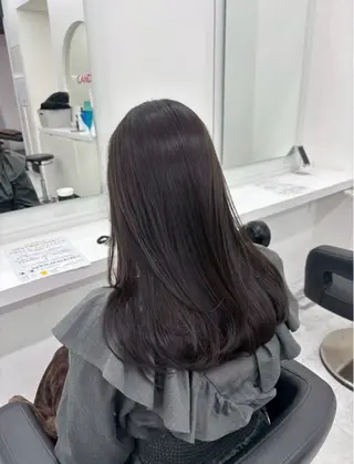 ロング カラー 🤍透明感推しカラー 🤍yui‪💞✨のヘアスタイル