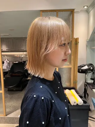 ミディアム Lond labのヘアスタイル