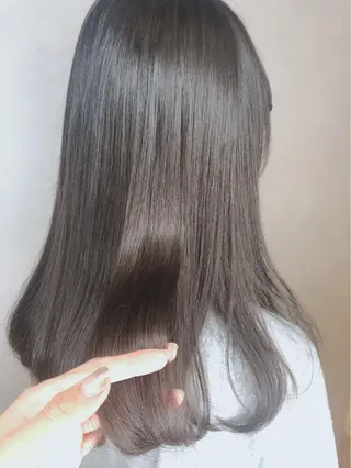 ロング カラーと髪質改善 のミライのヘアスタイル