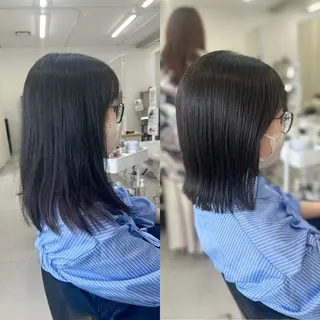 ミディアム 山崎結菜 髪質改善💎のヘアスタイル