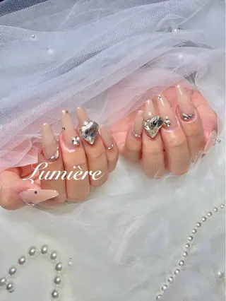 ネイル Lumière｜ ロング｜ワンホンのネイルデザイン