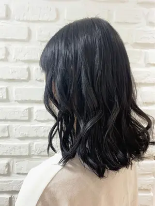 ミディアム カラー 【メンズ縮毛矯正/ Ryoka】のヘアスタイル